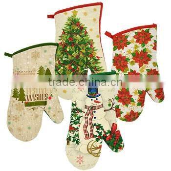 Heat Resistant Kitchen Sets Gift Pot Holder&Oven Gloves For Sublimation Printed