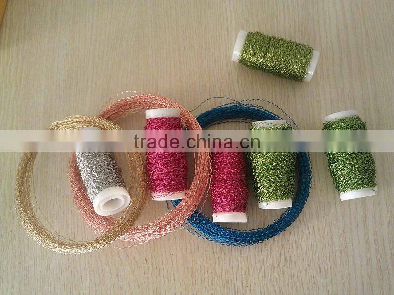XQ hot sale crimped colored bullion wire(manufacture mass production)