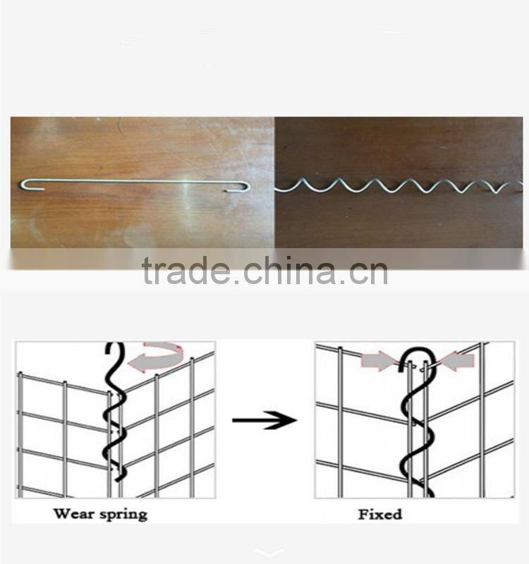 75mm mesh size 4mm diameter welded stone box / galvanized gabion box factory