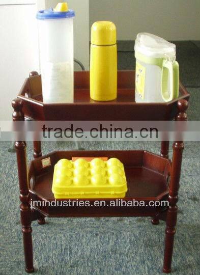 Removable Pine Wood Sundries Trays with Feet Stand