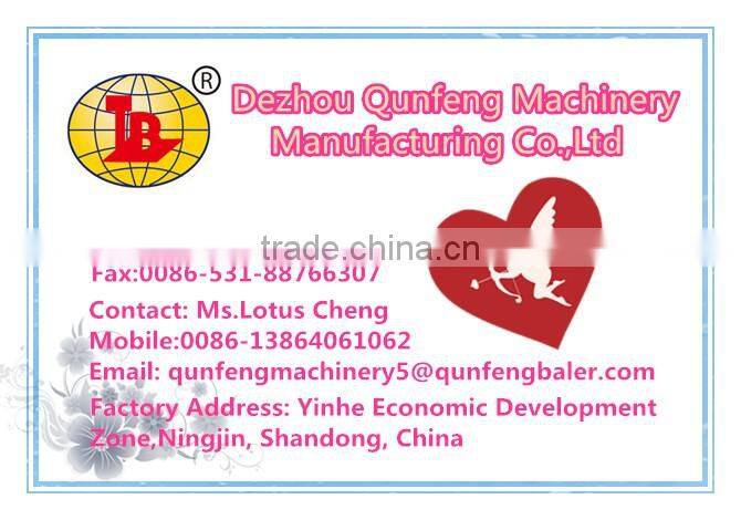 Straw baler/ straw baling press machine/hay compactor