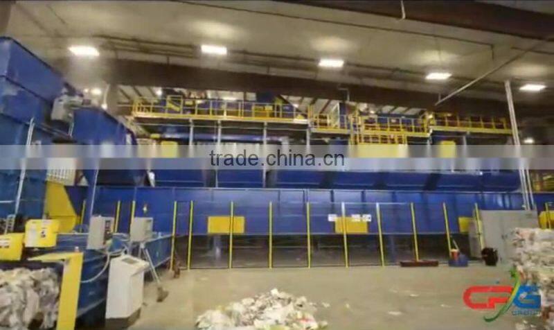 Qunfeng company municipal waste recycling plant Urban Garbage Sorting system