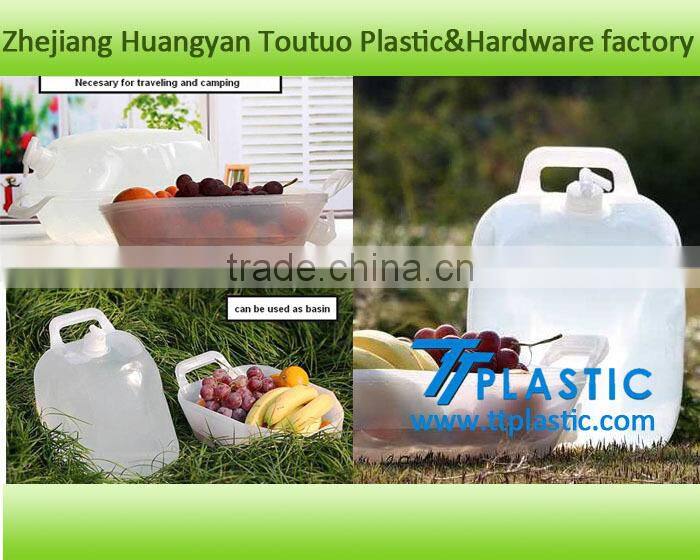 5L.10L.15L.18L.20Lwatter carrier hot sale the LDPE materail collapsible Clear plastic Camping water carrier