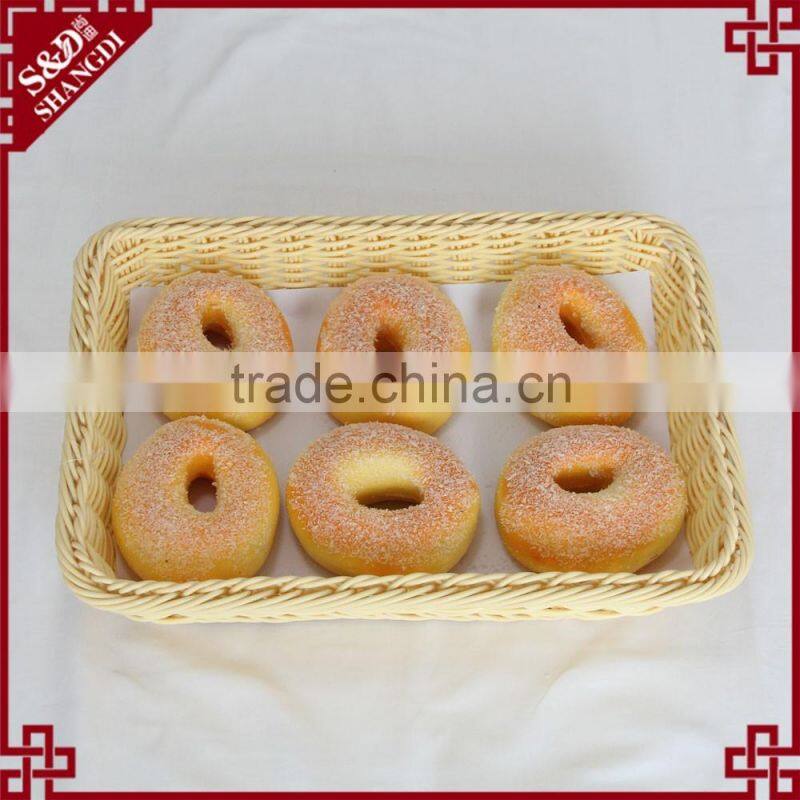 Food safe grade woven bread tray rattan basket