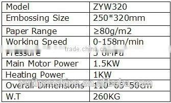 Automatic Embosser Graining Machine For Card Making