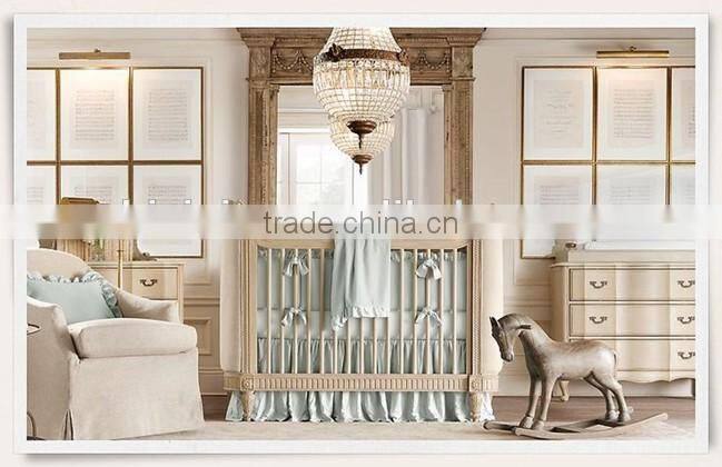 Princess White & Gold Painted Children's Dining Room Furniture, Victoria Style Solid Carved Baby Dinning Set