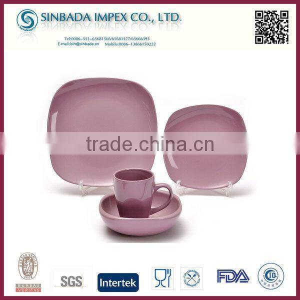 2015 fine packaging 16pcs new design dinner set of plate and bowl, cup and saucer