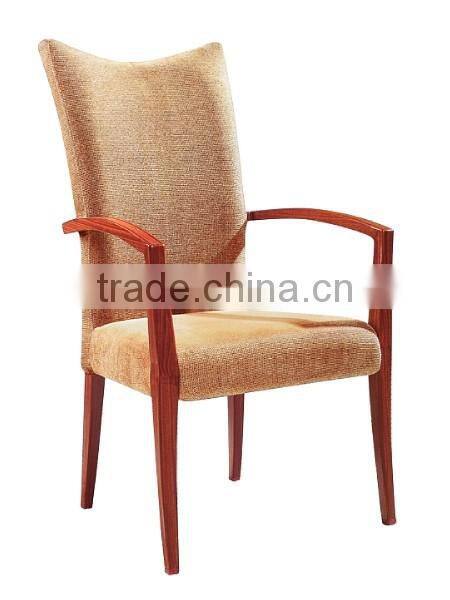 Steel armrest cafe chair