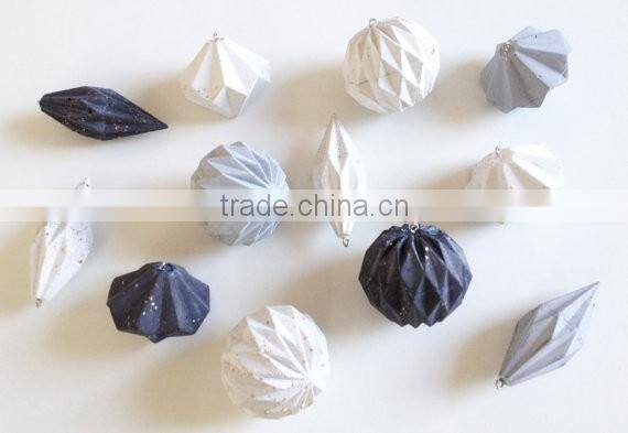 Concrete or cement homewares christmas decoration Star Ornaments