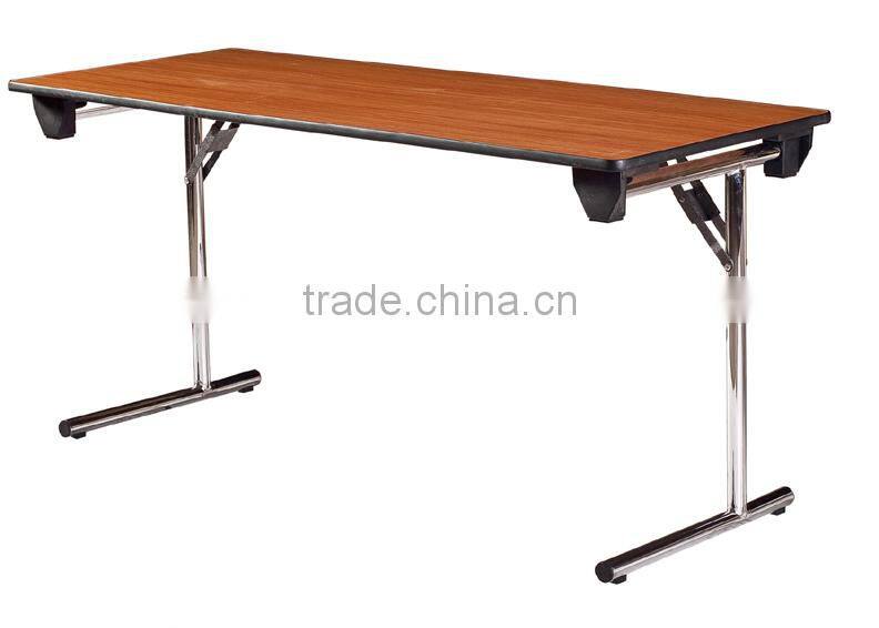 Hot sale MDF 18MM top Folding Meeting Table QZ6003-6