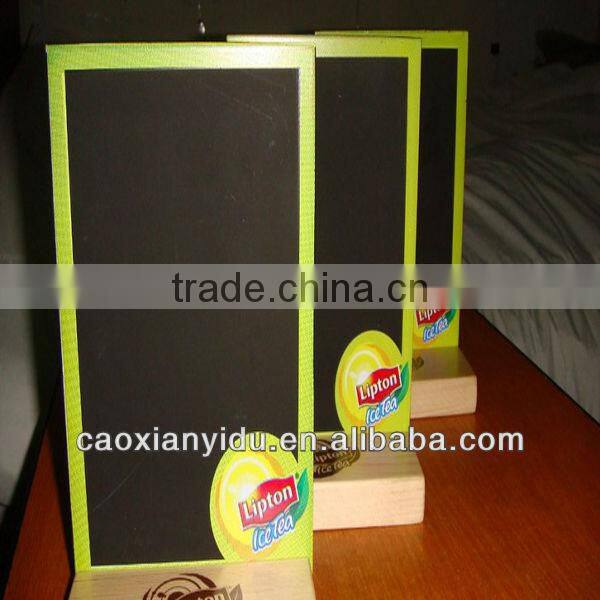 Wooden Frame MDF Chalkboard 30*40CM Siple Styler Use For Menu Or Wall Decor Good Study Tools for Kids Double Side