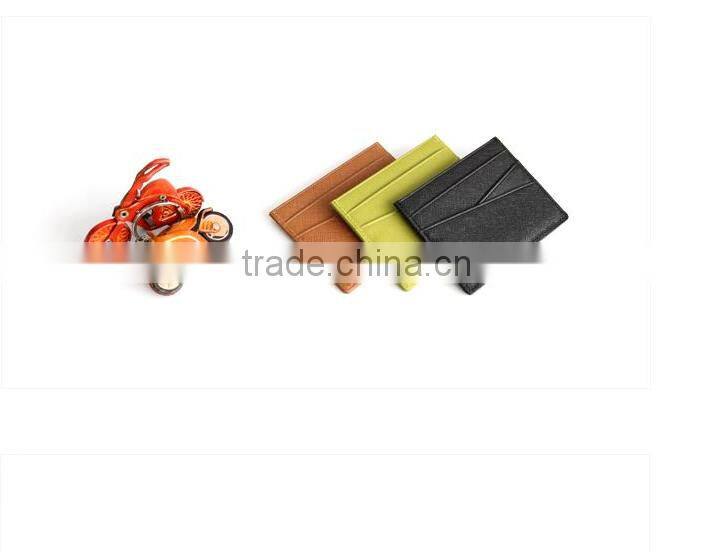 Leather credit card holder wallet custom credit card holder wholesale