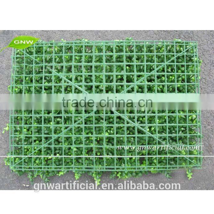 BOX014-4 GNW New Style Artificial Plastic Grass Garden Decoration Boxwood Mat Factory Wholesale