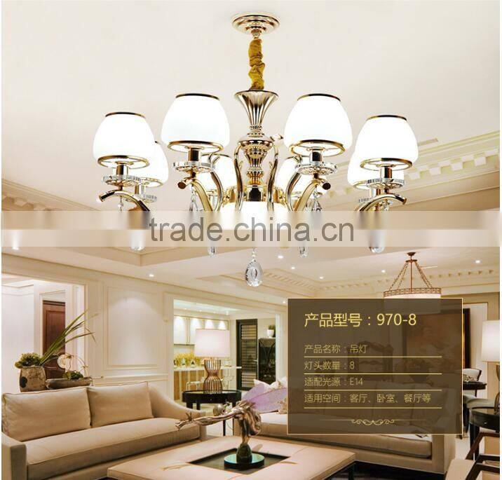 M970 Momoda decorations luxury simple Crystal modern living room bedroom lighting chandelier pendant lamp