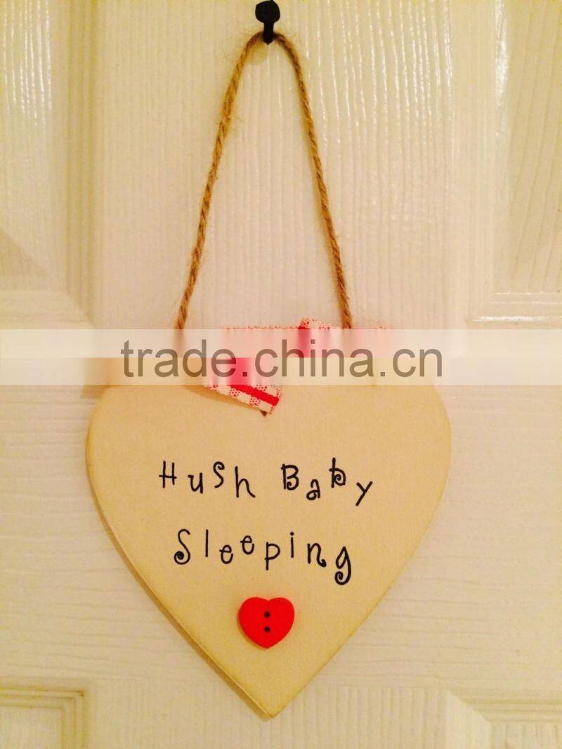 Wood Love Wall Hanging Plaque Handcrafted