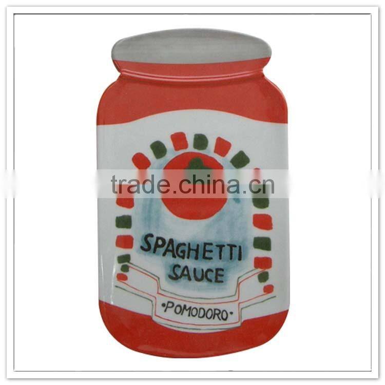 New design spaghetti sauce shaped melamine unique cutting board