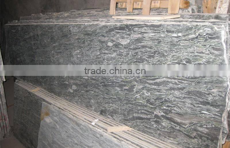 Chinese Seawave green granite tiles