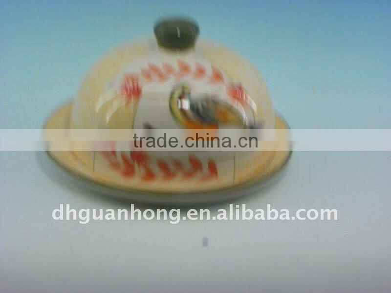 Ceramic Cheese Dish Cover