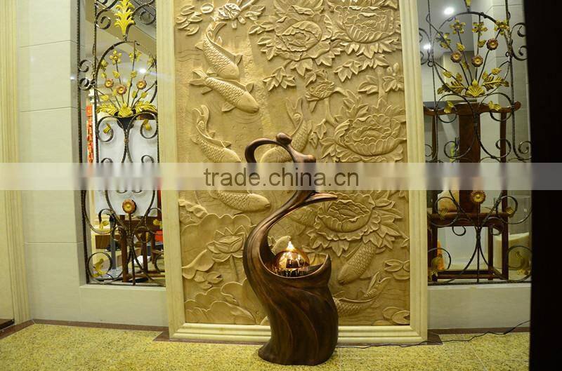 Supplying resin crafts outdoor water fountains courtyard indoor water fountain