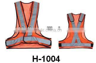 Wholesale fabric for safety vests, high visibility blue safety vest
