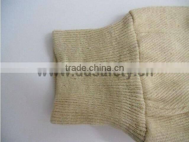 DDSAFETY White Canvas Glove Cheap Wholesale Knit Wrist Safety Work Gloves