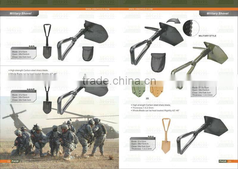 folding shovel for hunting equipment