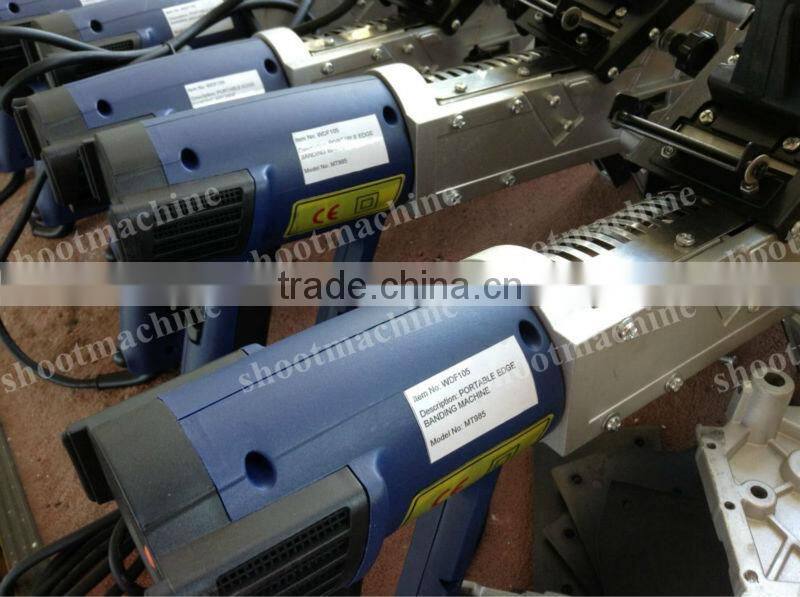 Hand edge banding machine SHMT985 with The ghickness of strip 2mm,ing width 30mm and Weight 3kg