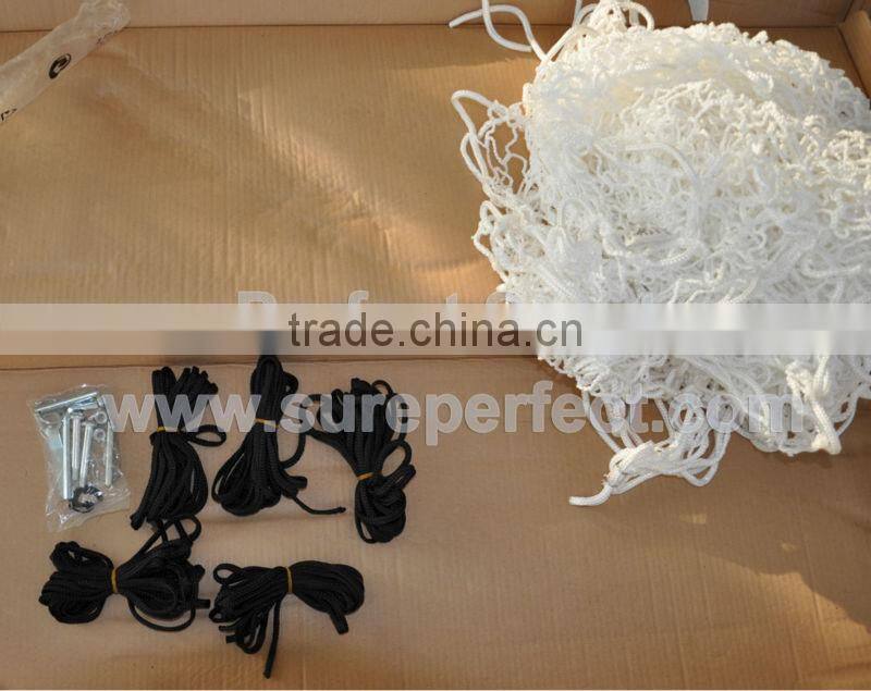 Portable Lacrosse Goal With Net Orange Color