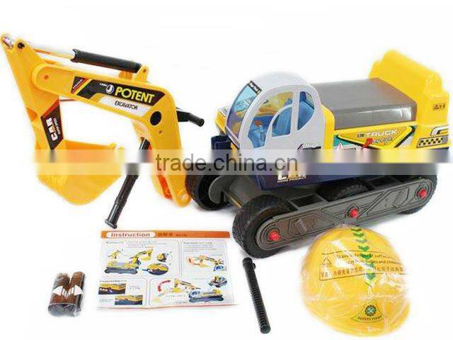 Child excavator toy kids excavation toys kids ride on car