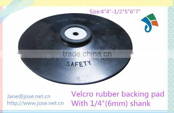 Angle Grinder Back-up Pad adhesive rubber backing pad