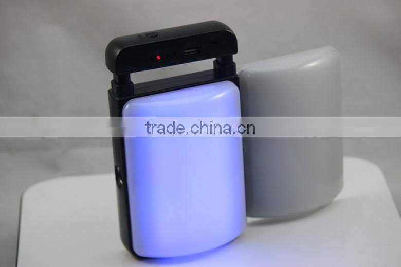 2015 New design solar rechargable led lamp with OEM & ODM