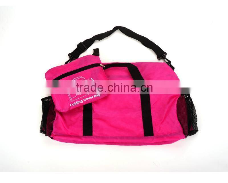 2014 New Polyester Duffel Foldable travel bag(CF-192)