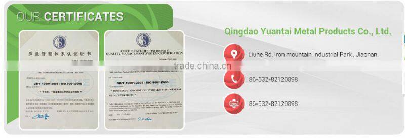 China industrial folding aluminium 90KG hand trolleyHT1105