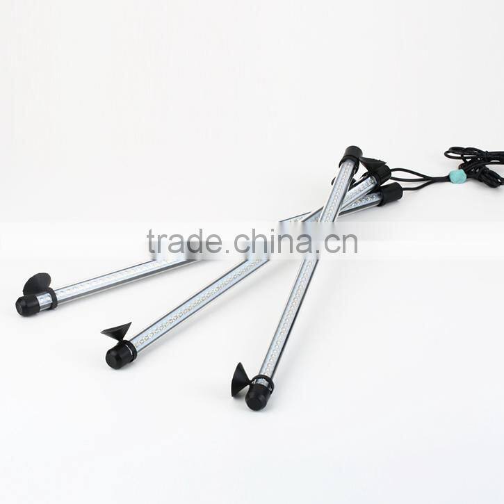 57 LED Aquarium Light Fish Tank Rockeries Waterproof Lamp 100-240V US Plug