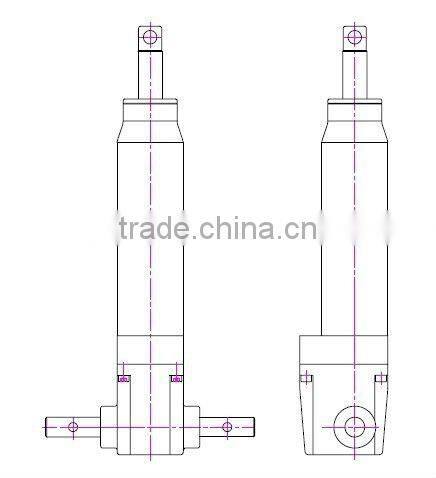 hydraulic actuators for hospital beds,home care beds,patient lifting device