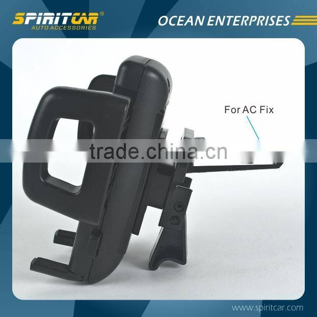 Adjustable 360 Rotation Air Vent Phone Holder for iPhone 6 , 6+ , 5s , Samsung Galaxy Note 4 , 3
