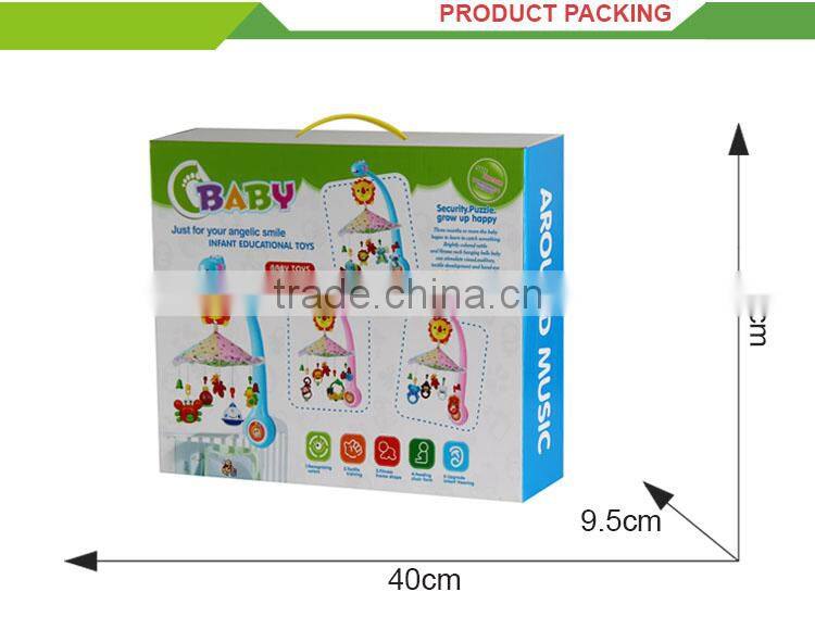 New product cartoon toys rotating hand bell musical instrument