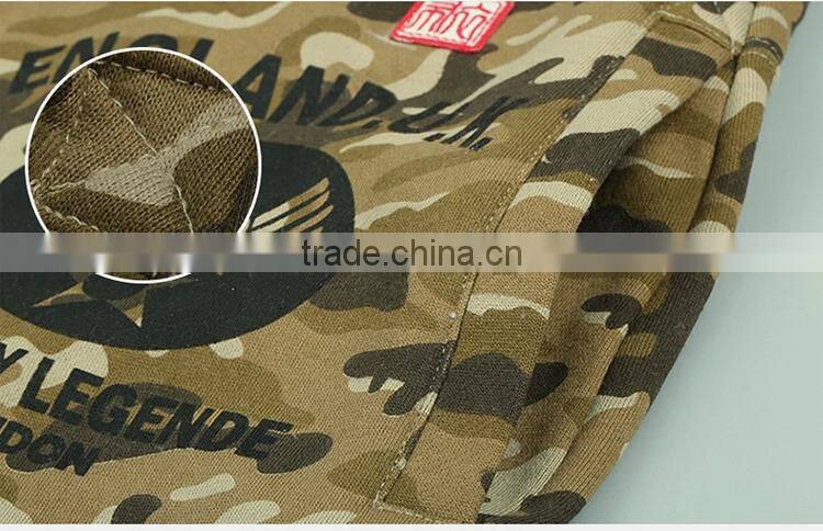 Camouflage design long pants