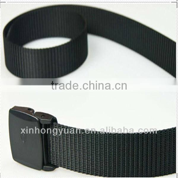 custom webbing belt material