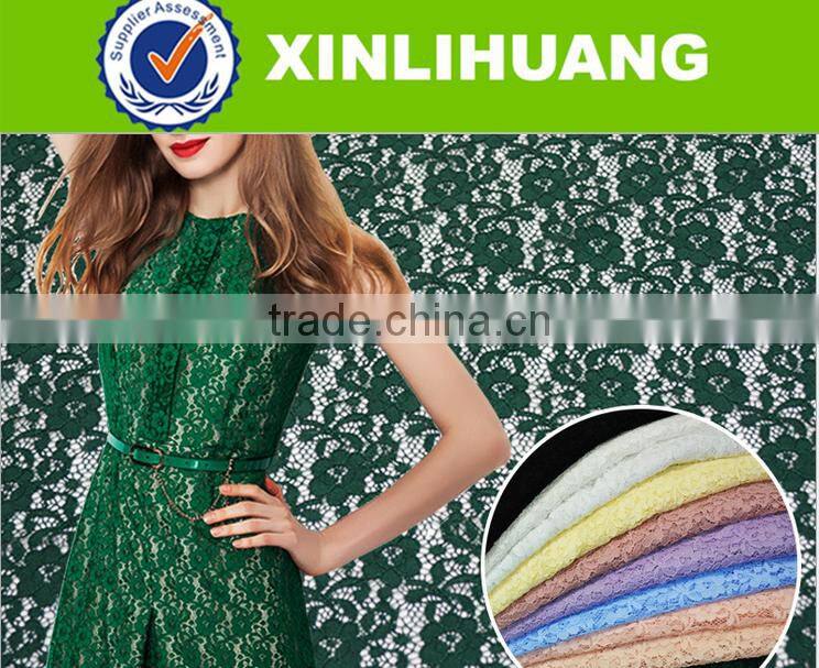 90%Nylon 10%Spandex african lace fabric