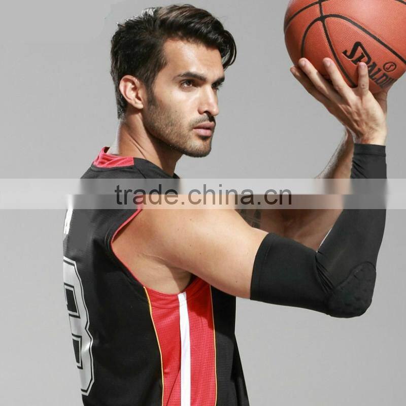 Hot China compression arm support sleeve warmer pad hex