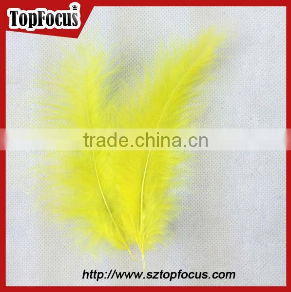 any color cleaning down turkey feather for hat wedding decoration