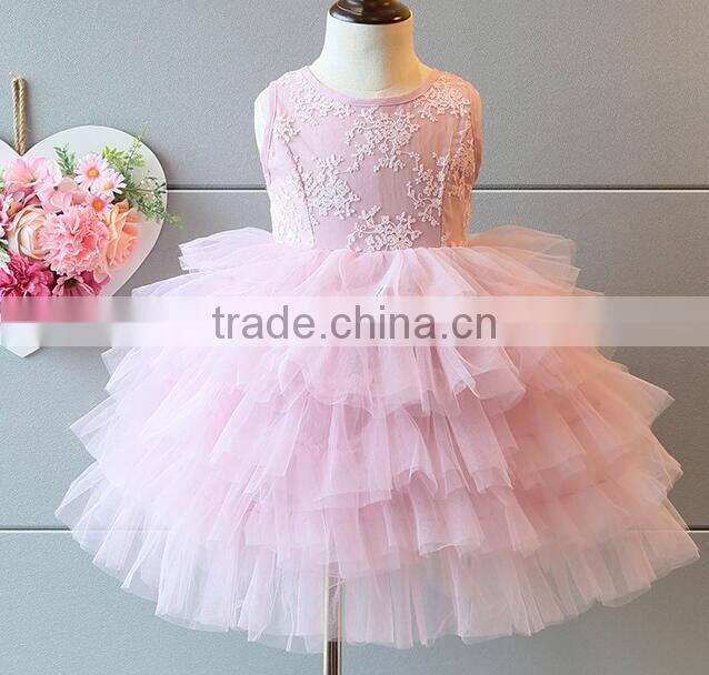 2016 New product fashion girls party wear princess dress manufacturer wholesale