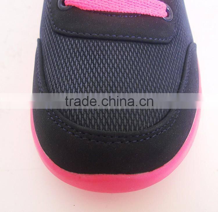 PU outsole durable black color new style women' shoe
