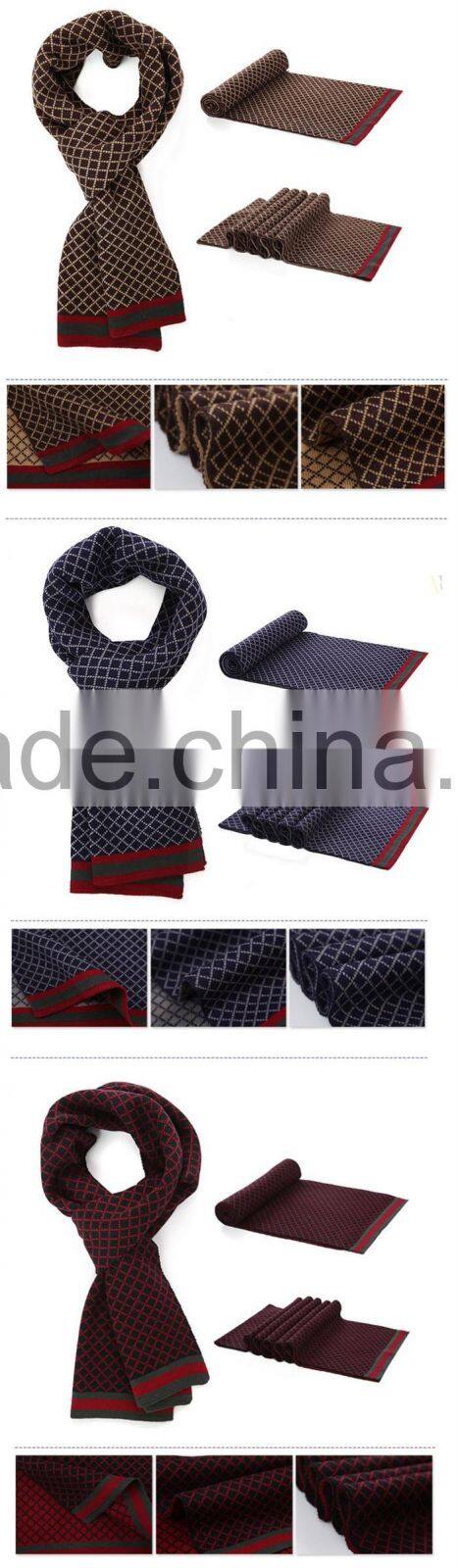 Latest Design High Quality Custom Men's Viscose Scarf Factory China