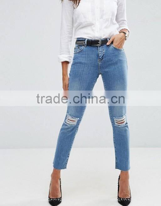 women jeans trousers new fashion ripped jeans pants for women