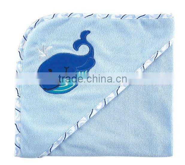 China supplier applique cotton terry pattern baby baby security blanket