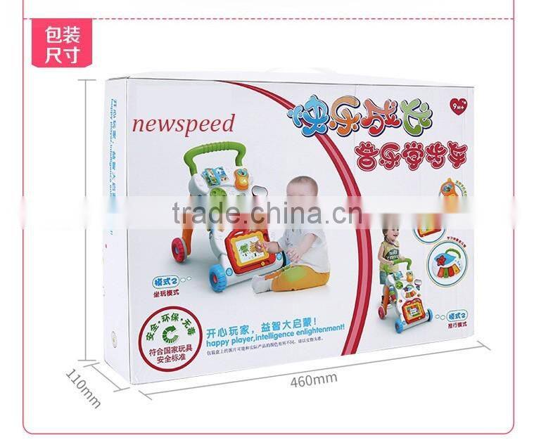 Wholesale Multi-function Plastic Push Baby Walker with music