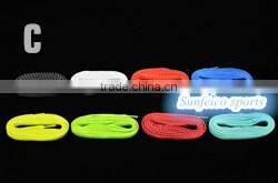 3M Black Fully Laced Reflective Flat Laces - 8 Colors and 3 Lengths Available Reflective Laces - 3M Reflective Style Shoelaces