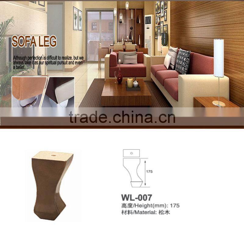 Wooden sofa leg